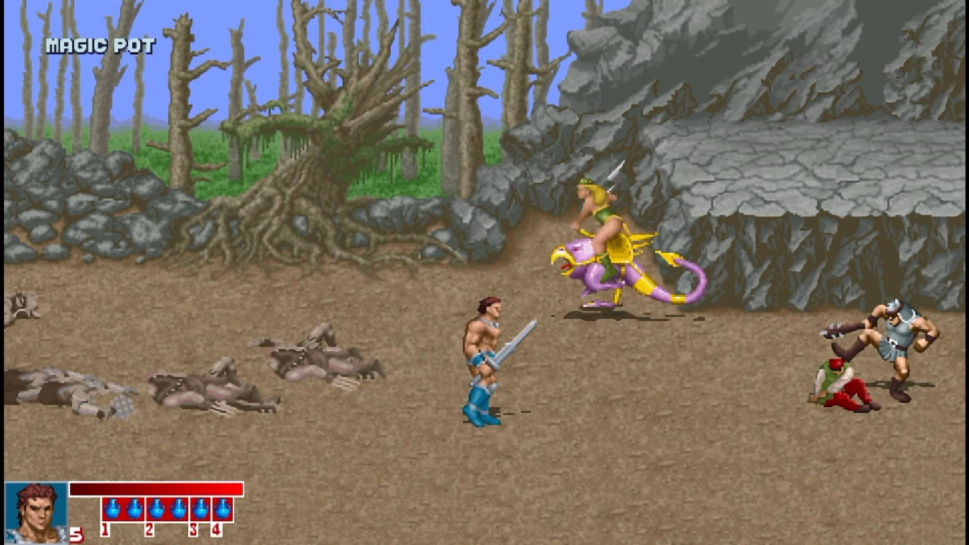 Golden Axe Remake - геймплей игры Windows